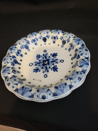 Vintage Zenith Gouda Delft Blue Plate #1068 RCD