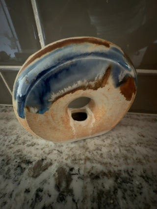 Art Pottery ‘Judy’ Donut Vase