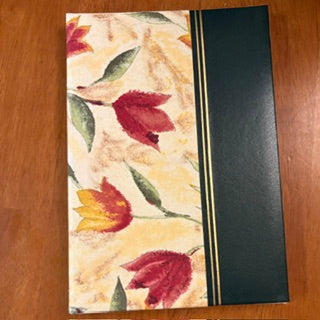 Vntg Floral Address/Telephone Book