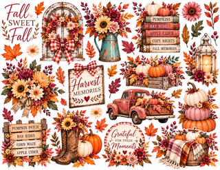 Pumpkin Harvest 12×12 Complete Scrapbook Kit