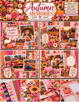 Autumn Memories 12×12 Complete Scrapbook Kit