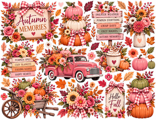 Autumn Memories 12×12 Complete Scrapbook Kit