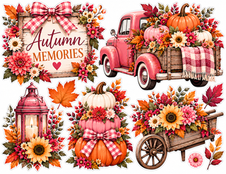 Autumn Memories 12×12 Complete Scrapbook Kit