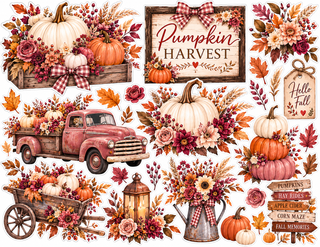 Pumpkin Harvest 12×12 Complete Scrapbook Kit