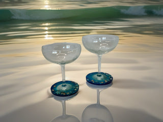 Margarita Glasses  Set of 2 - Seascape