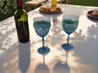 Ocean Wine Glasses Set of 2