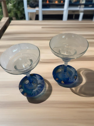 Margarita Glasses  Set of 2 - Seascape
