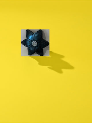Holographic Spinner Toy Black Star