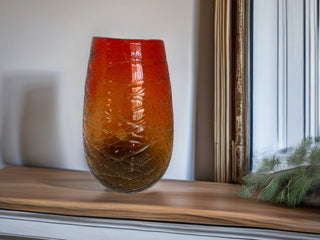 Vintage Hand Blown Art Glass Vase
