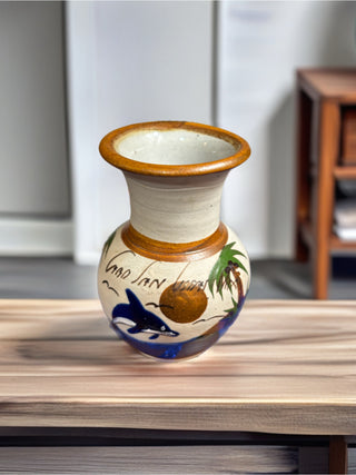 Hand Painted Pottery Vase