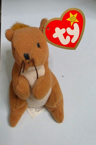 1999 McDonald's Teenie Beanie Baby "Nuts the Squirrel"