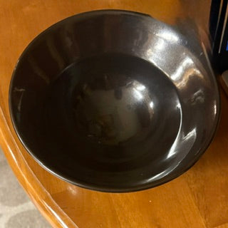 MCM Black Glazed Stoneware Ramen Bowl