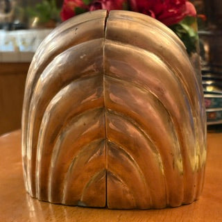 MCM Gump's  Art Deco Brass Bookends - Pair