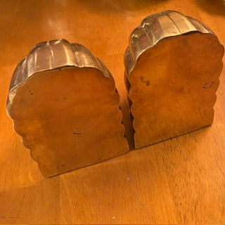 MCM Gump's  Art Deco Brass Bookends - Pair