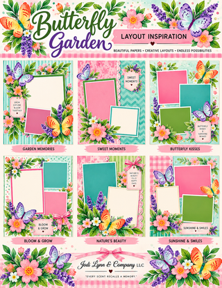 Butterfly Garden Scrapbook Kit