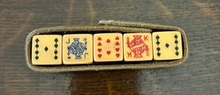 1940-1950s Butterscotch Bakelite Poker Dice