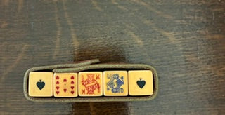 1940-1950s Butterscotch Bakelite Poker Dice
