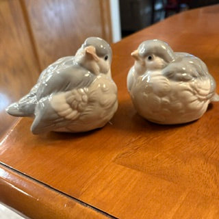 Vntg Otagiri Puffy Doves - Set of Two