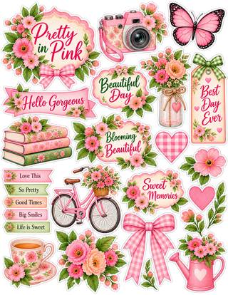 Pretty in Pink 12×12 Scrapbook Kit