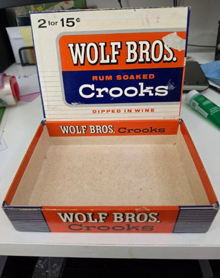 1950's Wolf Bros. Cigar Box
