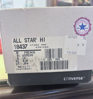 CONVERSE ALL STAR HI TOPS STARS & STRIPES