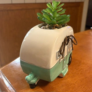 “Cool Camper” Teardrop Trailer Planter