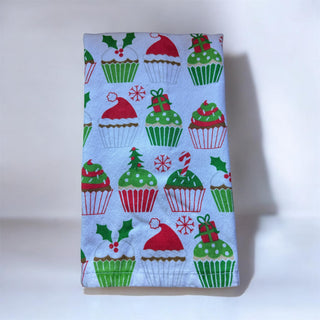 Retro Christmas Cupcake Towels