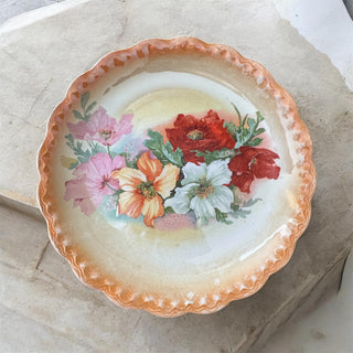 McNicol "Carnation" Floral Plate