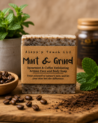 MINT & GRIND Artisan Face and Body Soap