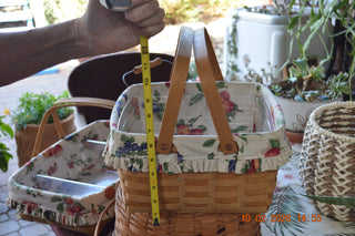 Longerberger basket two handles made in USA