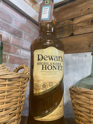 Vintage Businessman Display SampleDewar's Honey Whiskey Plastic Bottle