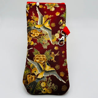 Handmade Cosmetic Bag - Swallows  - RCD