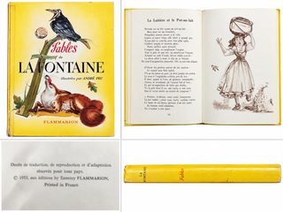 Vintage Fables de Fontaine 1952 Edition