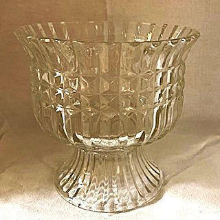 FTDA 1986 Glass Pedestal Bowl