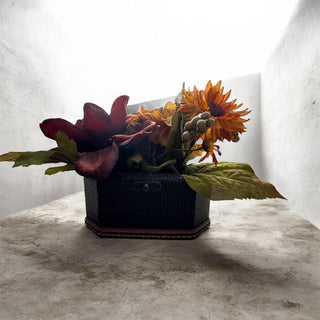 Vintage Autumn Faux Floral Centerpiece