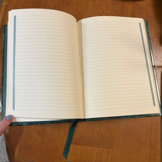 1990 Malachite Galison Books Journal