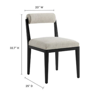 KAI FABRIC DINING CHAIR S/2