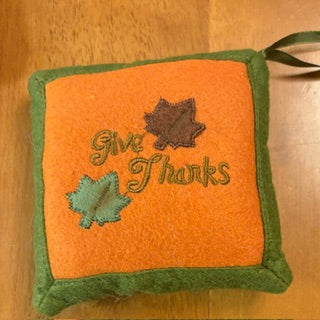 Give Thanks Doorknob Hanger