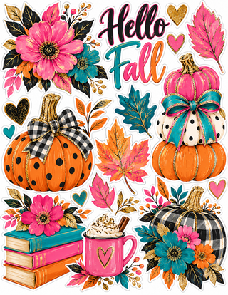 Modern Autumn Sparkle 12x12 Scrapbook Kit