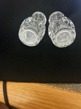 Gorham Althea Lead Crystal Salt/Pepper Shakers