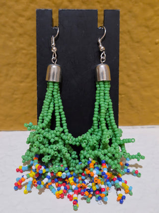 African beaded earrings