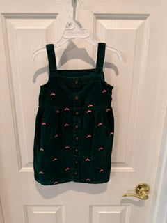 Gymboree Santa Corduroy Jumper