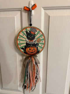 Wooden Halloween Plaque