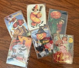 Vintage inspired Halloween postcards