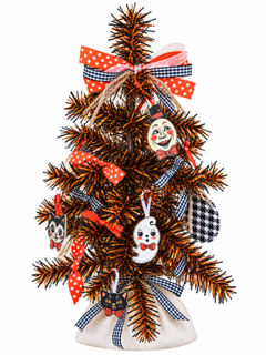 Small Decorated Halloween Tree