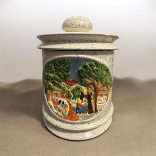 Vintage 1980s Mervyn's Ceramic Canister