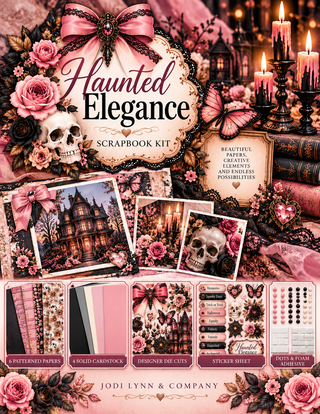 Haunted Elegance 12×12 Scrapbook Kit