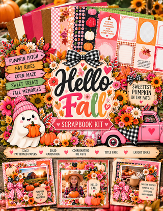 Hello Fall 12x12 Scrapbook Kit