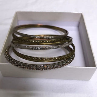 Gold & silver Bangle Bracelets