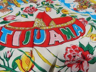 Large scarf Tijuana church print